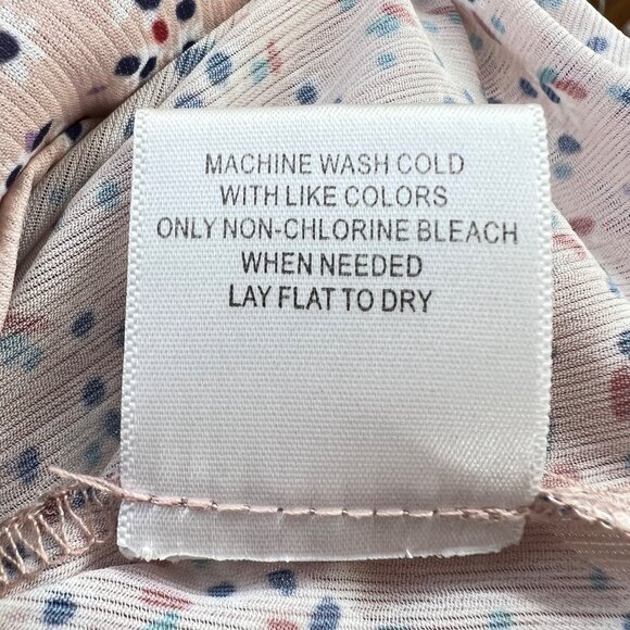 Modcloth Sweet and Smart sleeveless floral heart blouse blush pink Size XS - Picture 13 of 13